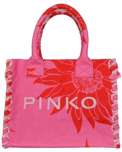 Pinko Tote Bags - Red
