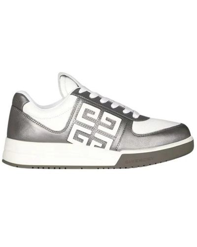 Givenchy Sneakers de cuero laminado 4g - Blanco