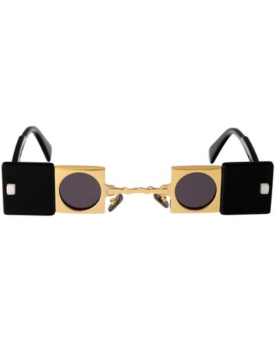 Kuboraum Stylische sonnenbrille maske q50 - Schwarz