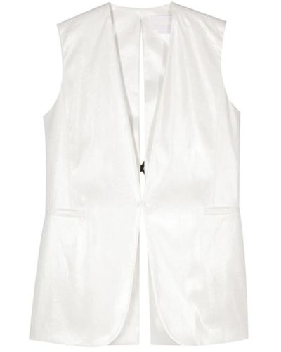 Genny Paillettenjacken in silber,silber pullover kollektion - Weiß