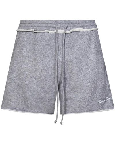 Balmain Shorts in pile iconici - Grigio