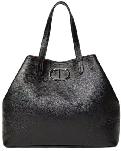 Twin Set Tote Bags - Black