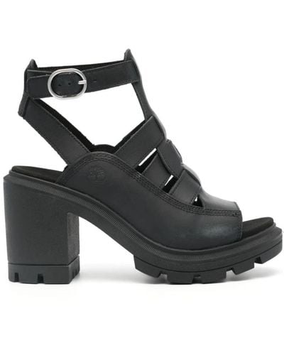 Timberland High Heel Sandals - Black