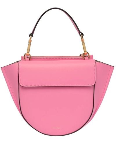 Wandler Rosa hortensia handtasche mit reißverschluss - Pink