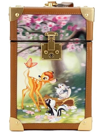 Kate Spade Bambi 3d trunk printed clutch handtasche - Mehrfarbig