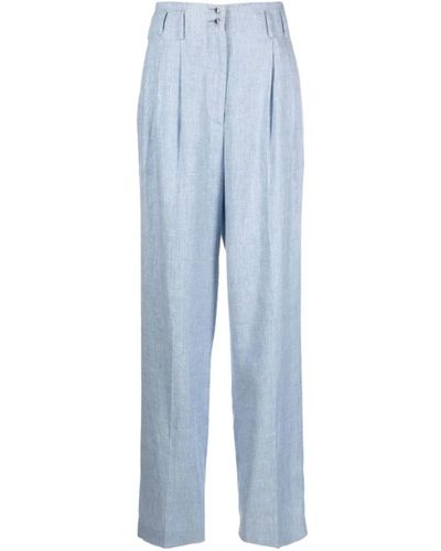 Genny Trousers > wide trousers - Bleu