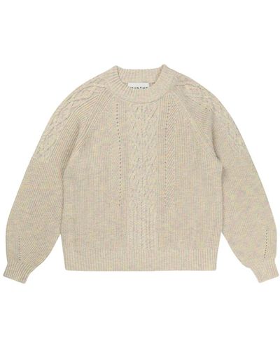 Munthe Knitwear > round-neck knitwear - Blanc