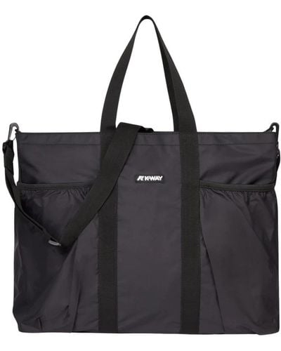 K-Way Tote Bags - Black