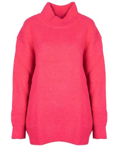 Silvian Heach Gemütlicher Langarm-Pullover - Pink