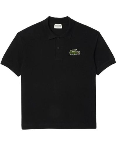 Lacoste Loose fit polo (schwarz)