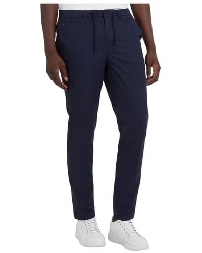 Guess Trousers > slim-fit trousers - Bleu