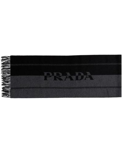 Prada Winter Scarves - Black