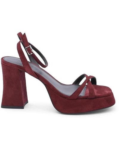 BOSS High Heel Sandals - Red