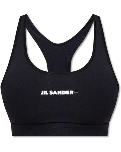 Jil Sander Sports bra with logo - Nero