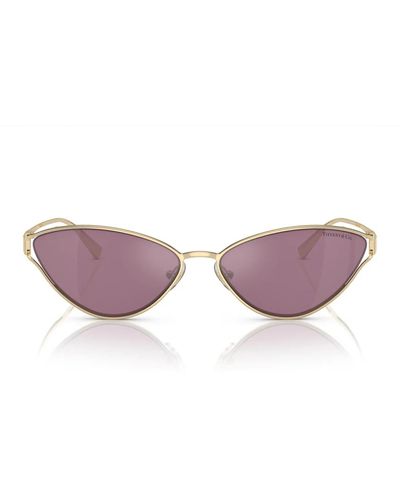 Tiffany & Co. Elegante cat-eye sonnenbrille - Lila