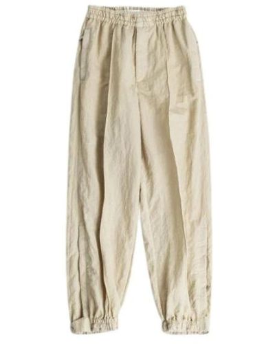 Burberry Trousers > cropped trousers - Neutre