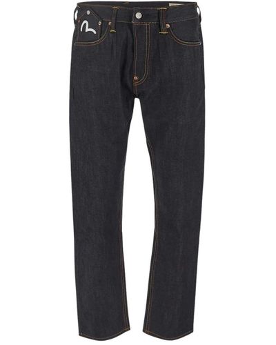 Evisu Slim Fit Jeans - Blauw