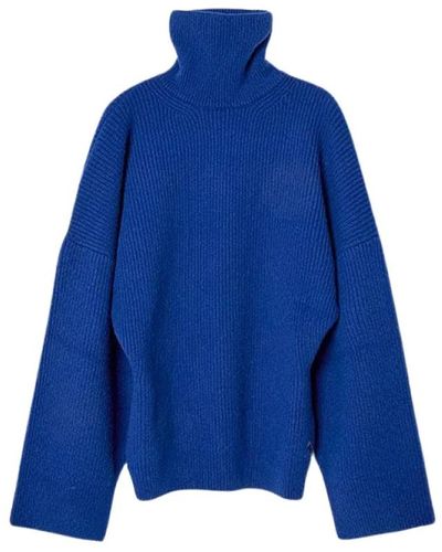 The Attico Knitwear > turtlenecks - Bleu