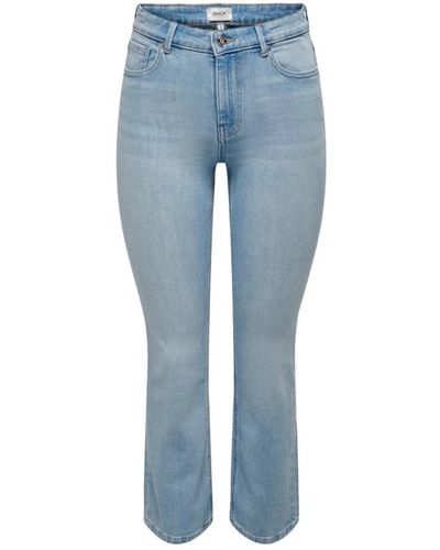 ONLY Cropped Jeans - Blau