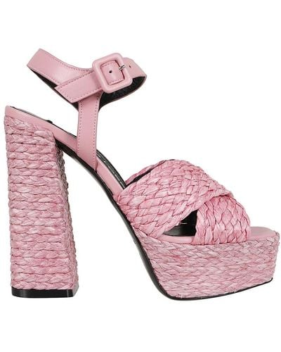 Sergio Rossi High Heel Sandals - Pink