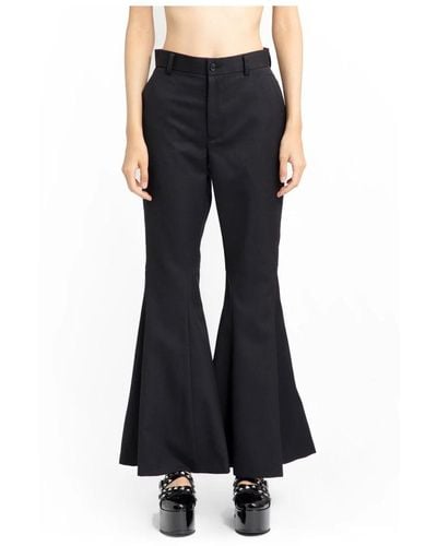 Noir Kei Ninomiya Trousers > wide trousers - Noir