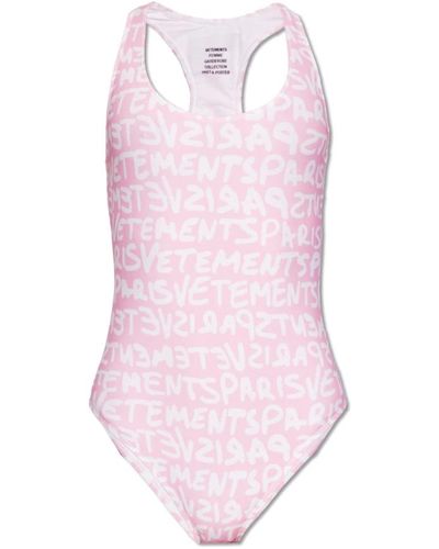 Vetements Swimwear > one-piece - Rose