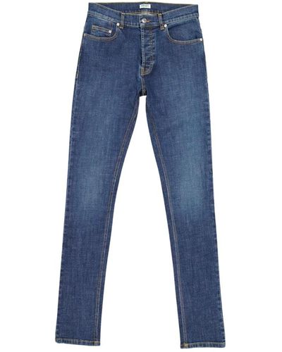 KENZO Straight cut denim jeans - Blu