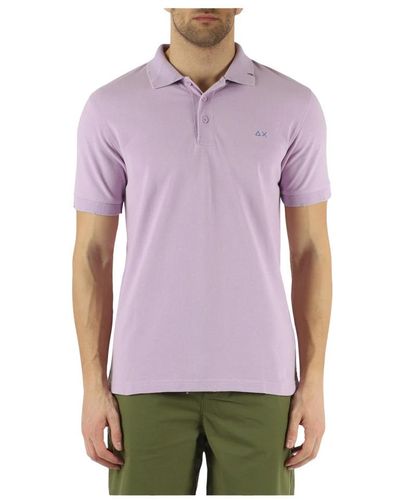 Sun 68 Polo Shirts - Purple