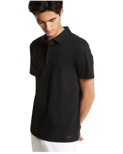 Michael Kors Polo Shirts - Black