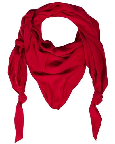 Alysi Accessories > scarves > silky scarves - Rouge