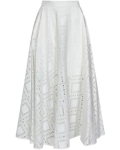 MSGM Skirts - Bianco