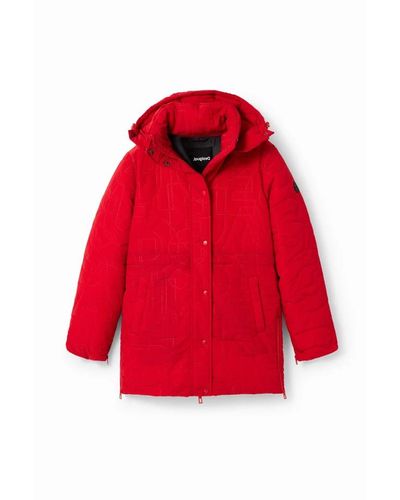 Desigual Down Jackets - Red
