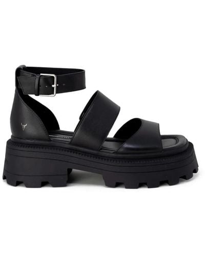 Windsor Smith Flat Sandals - Black
