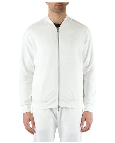 Antony Morato Sweatshirts & hoodies > zip-throughs - Blanc