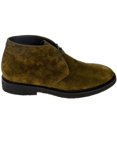 Henderson Lace-Up Boots - Green