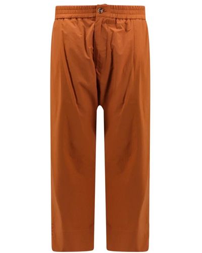 Amaranto Trousers > wide trousers - brown - Marron