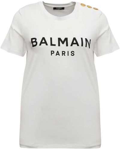 Balmain T-shirts - Grau