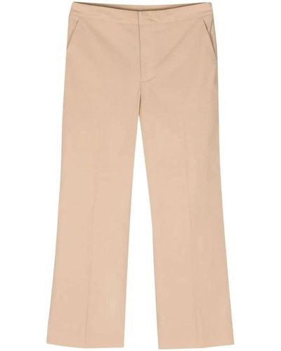 Twin Set Ginger root straight pants - Natur