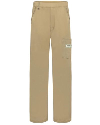 FLANEUR HOMME Trousers > wide trousers - Neutre