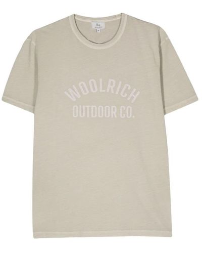 Woolrich T-Shirts - Natural