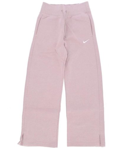 Nike Weite fleecehose - Pink