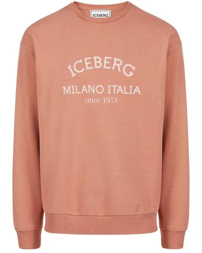 Iceberg Sweatshirt mit logo - Pink