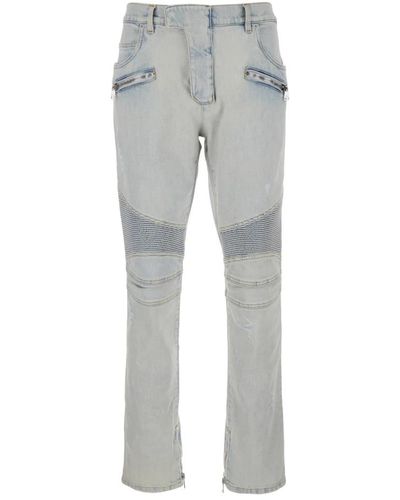 Balmain Jeans > slim-fit jeans - Gris