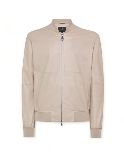 Peuterey Leather Jackets - Natural