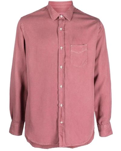 Officine Generale Casual Shirts - Pink
