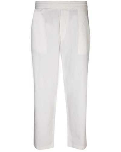 Officine Generale Trousers > cropped trousers - Blanc