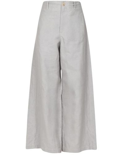 Tela Trousers > cropped trousers - Gris