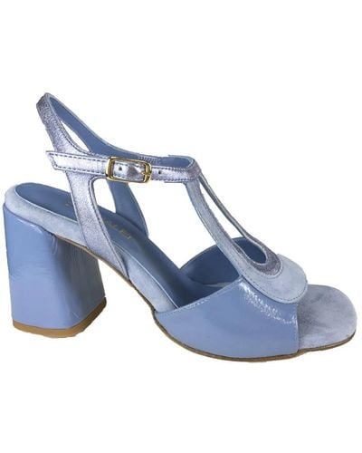 DONNA LEI Sandali scarpe e57 - Blu