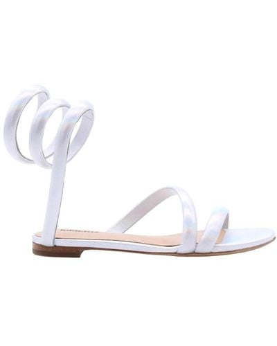 Lola Cruz Flat Sandals - White