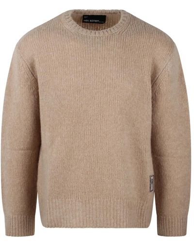 Neil Barrett Knitwear > round-neck knitwear - Marron
